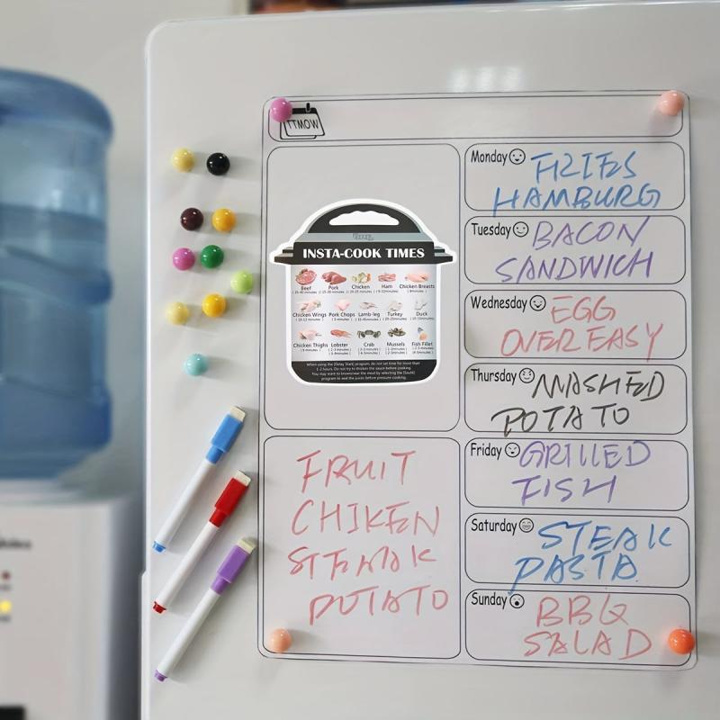 3 Pcs Magnetic Cheat Sheet For Instant Pot Decals - Cooking Times Magnet