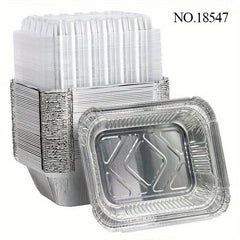 20pcs Disposable Foil Baking Trays for Cakes Brownies Breads Meatloaf Lasagna