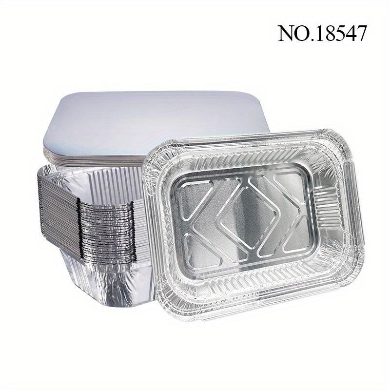 20pcs Disposable Foil Baking Trays for Cakes Brownies Breads Meatloaf Lasagna