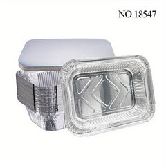 20pcs Disposable Foil Baking Trays for Cakes Brownies Breads Meatloaf Lasagna