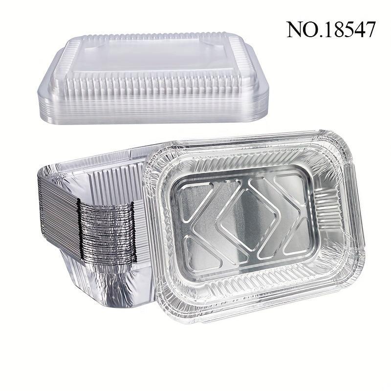 20pcs Disposable Foil Baking Trays for Cakes Brownies Breads Meatloaf Lasagna