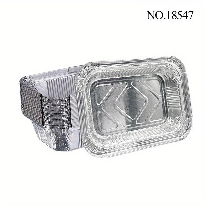 20pcs Disposable Foil Baking Trays for Cakes Brownies Breads Meatloaf Lasagna