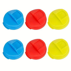 6pcs Plastic Can Lids Leak-proof Soda Bottle Cover Beverage Cap