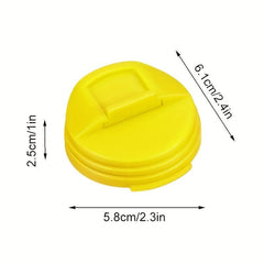 6pcs Plastic Can Lids Leak-proof Soda Bottle Cover Beverage Cap