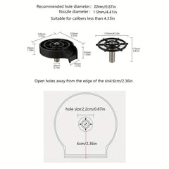 Automatic Glass Rinser For Kitchen Sink