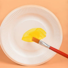 50pcs 5 inch Disposable Paper Plate Dining Plate for Picnics Kitchen Dips Fruits