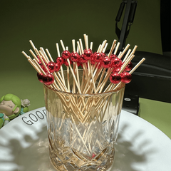 100 Bamboo Cocktail Picks Appetizer Party Food Garnish