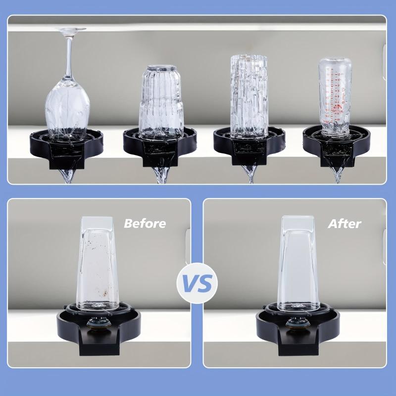 Glass Rinser Kitchen Sink Faucet Bottle Washer Cleaner Bar Glass Rinser
