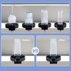 Glass Rinser Kitchen Sink Faucet Bottle Washer Cleaner Bar Glass Rinser