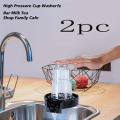 Glass Rinser Kitchen Sink Faucet Bottle Washer Cleaner Bar Glass Rinser