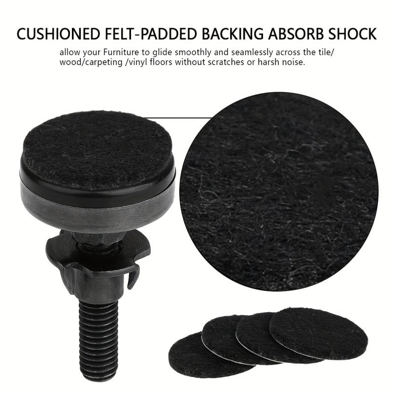 Adjustable Furniture Levelers Heavy Duty Feet for Cabinets Tables Chairs