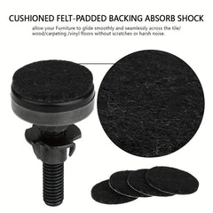 Adjustable Furniture Levelers Heavy Duty Feet for Cabinets Tables Chairs