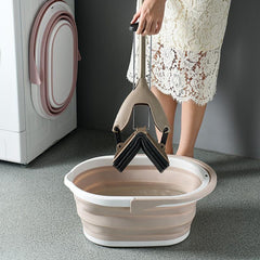 Foldable Portable Plastic Basin for Bathtub Foot Bath