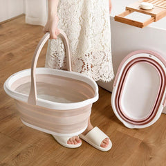 Foldable Portable Plastic Basin for Bathtub Foot Bath