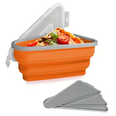 Expandable Reusable Pizza Storage Container with 5 Serving Trays