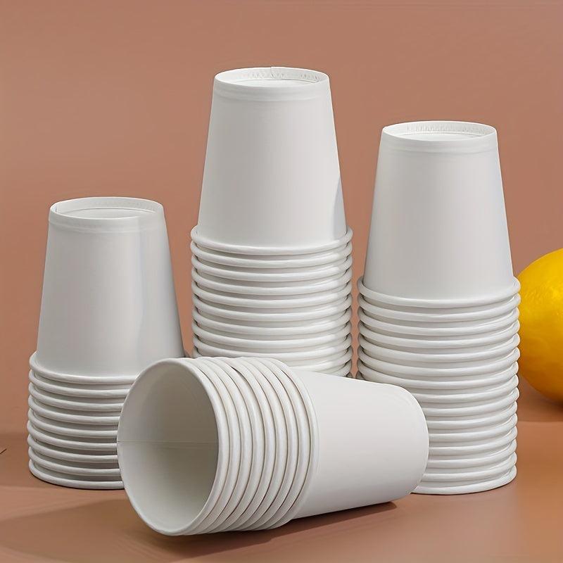 100pcs 3oz Hot Beverage Disposable Paper Cups - Perfect For Coffee, Juice, Water