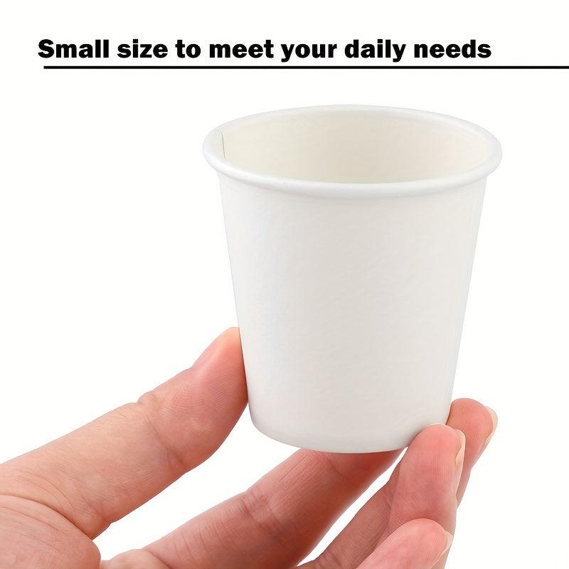 100pcs 3oz Hot Beverage Disposable Paper Cups - Perfect For Coffee, Juice, Water