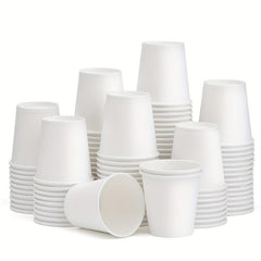 100pcs 3oz Hot Beverage Disposable Paper Cups - Perfect For Coffee, Juice, Water