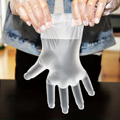 100pcs Disposable Food Gloves for Cooking Handling Kitchen BBQ Cleaning