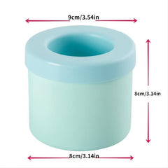 Silicone Ice Bucket Cup Mold - Quick Freezing Ice Cube Tray