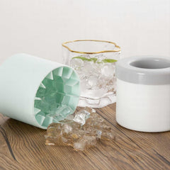 Silicone Ice Bucket Cup Mold - Quick Freezing Ice Cube Tray