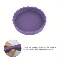 6pcs Silicone Jar Lids Sealing Soda Water No Leak Stopper