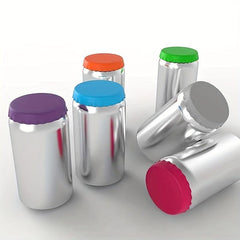 6pcs Silicone Jar Lids Sealing Soda Water No Leak Stopper