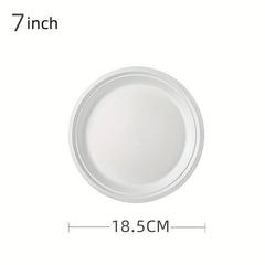 100 Compostable 7 Heavy Duty Dessert Trays Biodegradable