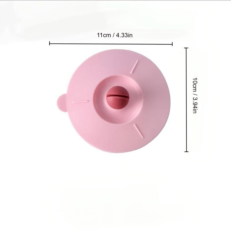 4pcs Universal Silicone Cup Lids, Dust Proof Round Mug Covers