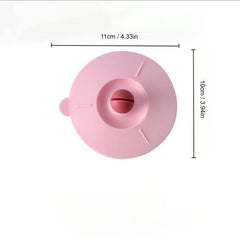 4pcs Universal Silicone Cup Lids, Dust Proof Round Mug Covers