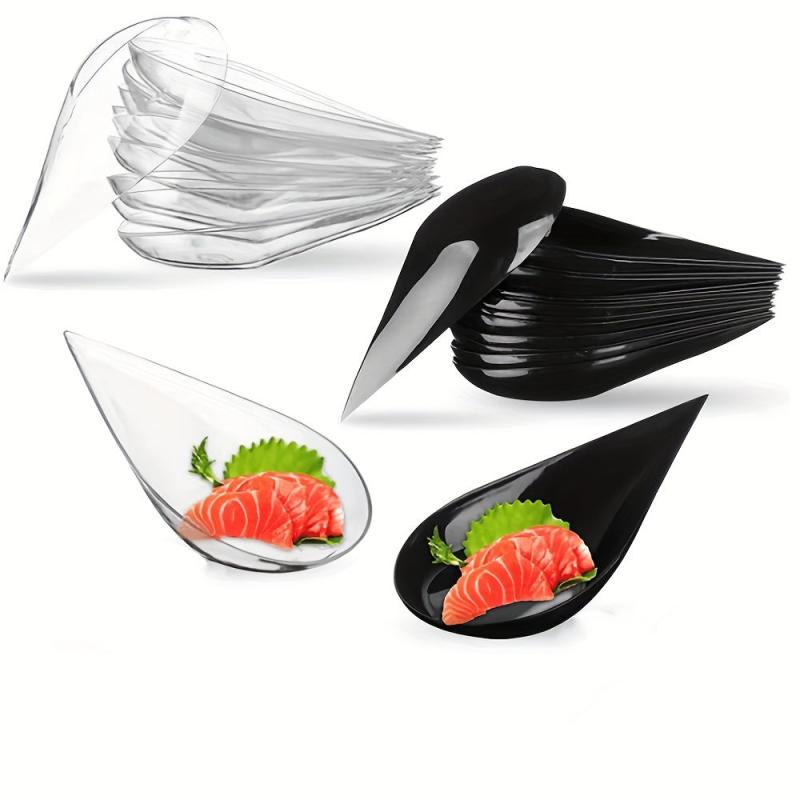 20pcs Disposable Plastic Large Spoon Dessert Cake Display Spoon Decoration Spoon