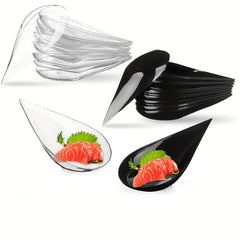 20pcs Disposable Plastic Large Spoon Dessert Cake Display Spoon Decoration Spoon