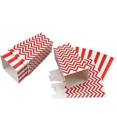 20pcs Greaseproof Popcorn Containers for Movie Night Theaters and Parties