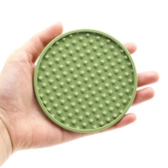 6pcs Silicone Coasters With Holder Dual Sided Round Cup Holder