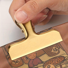 4pcs Stainless Steel Metal Chip Bag Clips