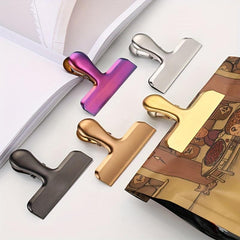 4pcs Stainless Steel Metal Chip Bag Clips