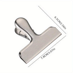 4pcs Stainless Steel Metal Chip Bag Clips