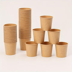 20pcs Disposable 4oz Coffee Cup Craft Cup Small Portion Cup For Parties