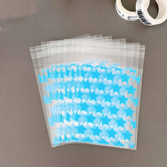 10pcs Starry Gift Bags Self sealing Window Bags Present Packaging Bags