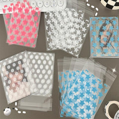 10pcs Starry Gift Bags Self sealing Window Bags Present Packaging Bags