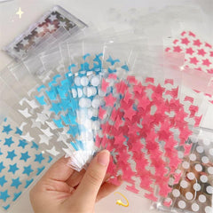 10pcs Starry Gift Bags Self sealing Window Bags Present Packaging Bags
