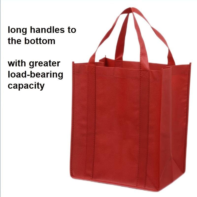 4pcs Reusable Shopping Bags Large Capacity Portable Supermarket Bag