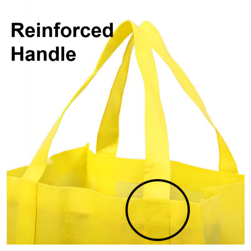 4pcs Reusable Shopping Bags Large Capacity Portable Supermarket Bag