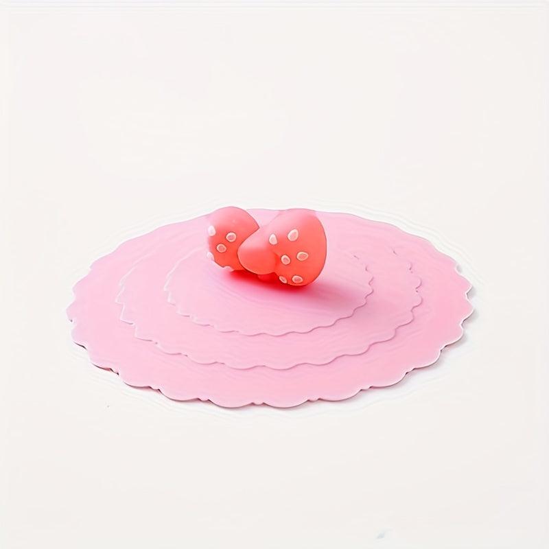 6pcs Silicone Cup Lid Leak-proof & Dust-proof Sealed Fresh-keeping Lid
