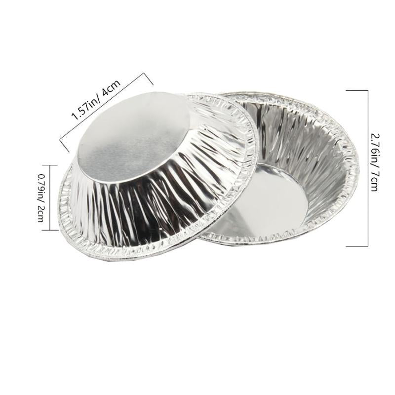 100pcs Baking Foil Cupcake Egg Tart Mold Cups