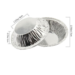 100pcs Baking Foil Cupcake Egg Tart Mold Cups