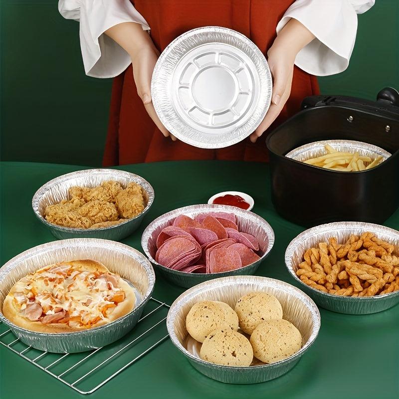 10pcs Aluminum Foil Pans Disposable Food Containers Baking Meal Prep
