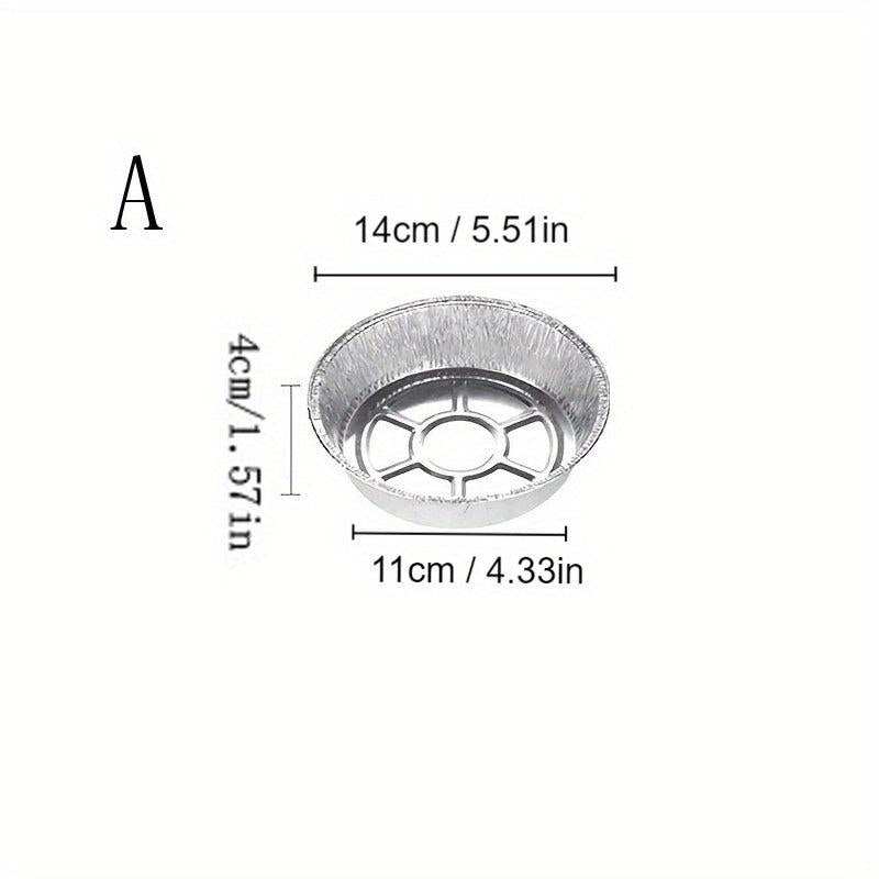 10pcs Aluminum Foil Pans Disposable Food Containers Baking Meal Prep