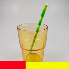 25 Pcs Colorful Paper Straws for Drinks Tropical Party Supplies