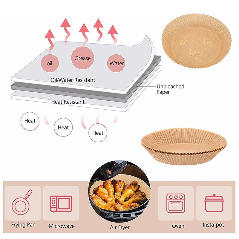 50-100pcs Air Fryer Disposable Paper Liner Replacement Parchment Paper